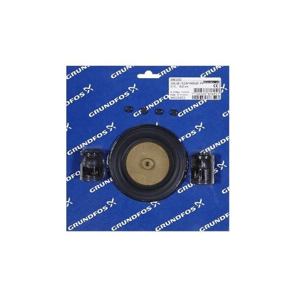 Pump Repair Parts- Kit, valve/diaphragm DME150 PP/E/C, DME Series.